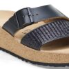 Almina Natural Leather-Synthetics Black