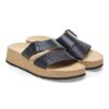 Almina Natural Leather-Synthetics Black