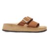 Almina Nubuck Leather Pecan