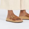 Almina Nubuck Leather Pecan