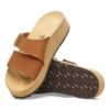 Almina Nubuck Leather Pecan