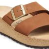 Almina Nubuck Leather Pecan