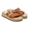 Almina Nubuck Leather Pecan