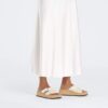Almina Raffia Natural Leather Synthetics