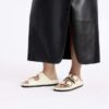 Arizona Big Buckle Natural Leather Patent