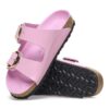 Arizona Big Buckle Natural Leather Patent High Shine Fondant Pink