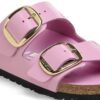 Arizona Big Buckle Natural Leather Patent High Shine Fondant Pink