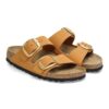 Arizona Big Buckle Nubuck Leather Burnt Orange