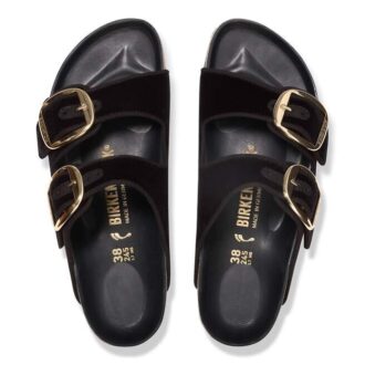 Arizona Big Buckle Piping Rivet Logo Textile Black Velvet