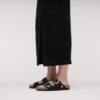 Arizona Big Buckle Piping Rivet Logo Textile Black Velvet