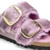 Arizona Big Buckle Shearling Natural Leather Oiled