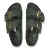 Arizona Big Buckle Shearling Natural Leather Oiled