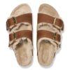 Arizona Big Buckle Shearling Natural Leather Oiled