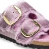 Arizona Big Buckle Shearling Natural Leather Oiled