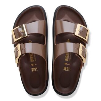Arizona Droplet Buckle Natural Leather Patent