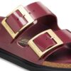 Arizona Droplet Buckle Natural Leather Patent