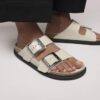 Arizona Droplet Buckle Natural Leather Patent