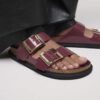 Arizona Droplet Buckle Natural Leather Patent