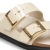 Arizona Droplet Buckle Natural Leather Patent