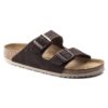 Arizona Nubuck Leather Steer Soft Brown