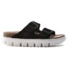 Arizona Platform Suede Leather