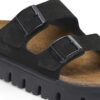 Arizona Platform Suede Leather