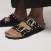 Arizona Rivet Suede Leather