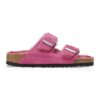 Arizona Shearling Suede Leather-Shearling Fuchsia Tulip