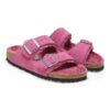 Arizona Shearling Suede Leather-Shearling Fuchsia Tulip