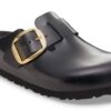 Boston Big Buckle Natural Leather