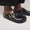Boston Big Buckle Natural Leather