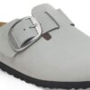 Boston Big Buckle Nubuk Leather