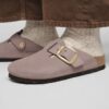 Boston Big Buckle Nubuk Leather