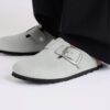 Boston Big Buckle Nubuk Leather