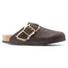Boston Bold Shearling Leather Espresso