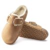 Boston Bold Shearling Natural Leather