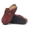 Boston Braided Suede Leather Zinfandel