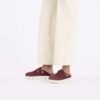 Boston Chunky Suede Leather Berry Crush