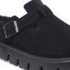Boston Pap Chunky Shearling Suede Leather