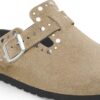 Boston Rivet Suede Leather