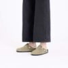 Boston Rivet Suede Leather