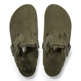 Boston Shearling Suede Leather