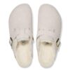 Boston Shearling Suede Leather
