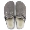Boston Shearling Suede Leather