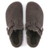 Boston Shearling Suede Leather