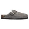 Boston Shearling Suede Leather