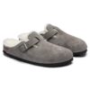 Boston Shearling Suede Leather
