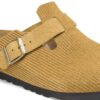 Boston Suede Embossed Corduroy Cork Brown