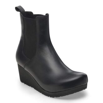 Ebba Slip on Leather Black Black