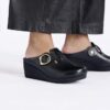 Fanny Ring-Buckle Natural Leather